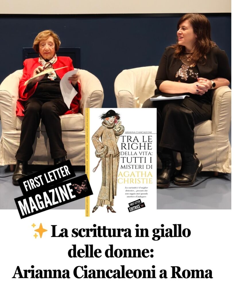 ✨ La scrittura in giallo delle donne: Arianna Ciancaleoni a Roma magazine instagram (28)