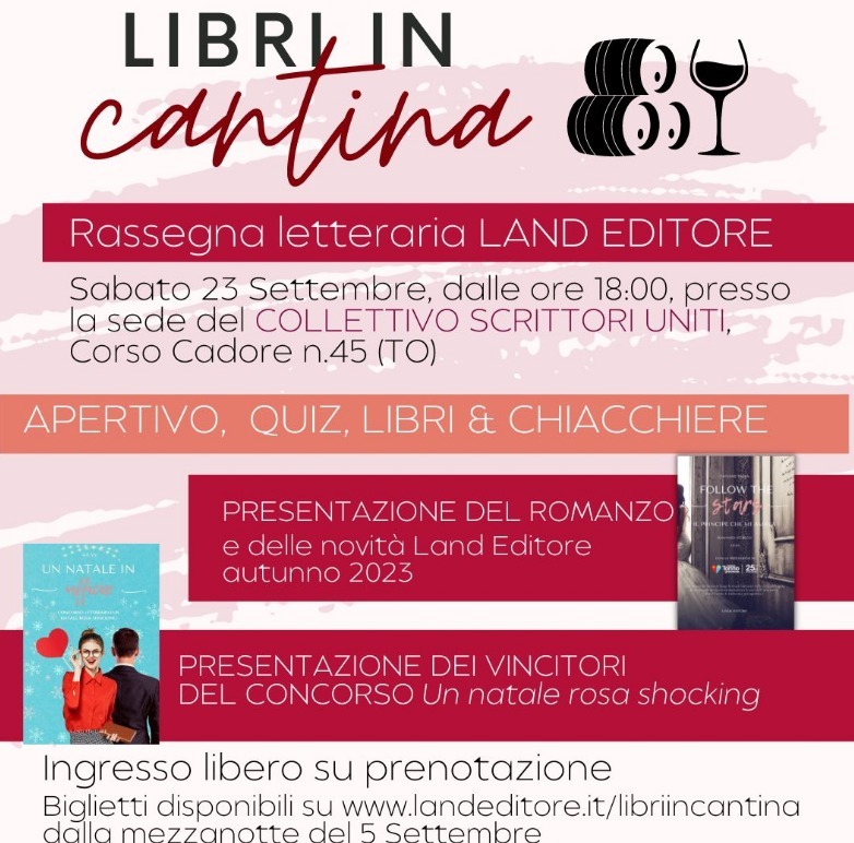 Libri in cantina - evento Land Editore