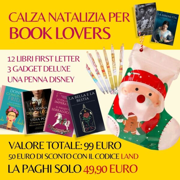Calza natalizia per book lovers