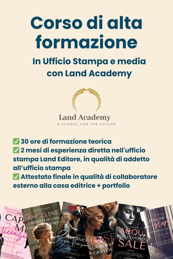 Corso di alta formazione In Ufficio Stampa e media con Land Academy