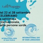 Dal 22 al 28 settembre SETTIMANA INTERNAZIONALE DELLE PERSONE SORDE