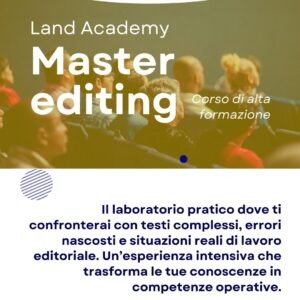 Master in Editing –   Il percorso completo per diventare editor professionista