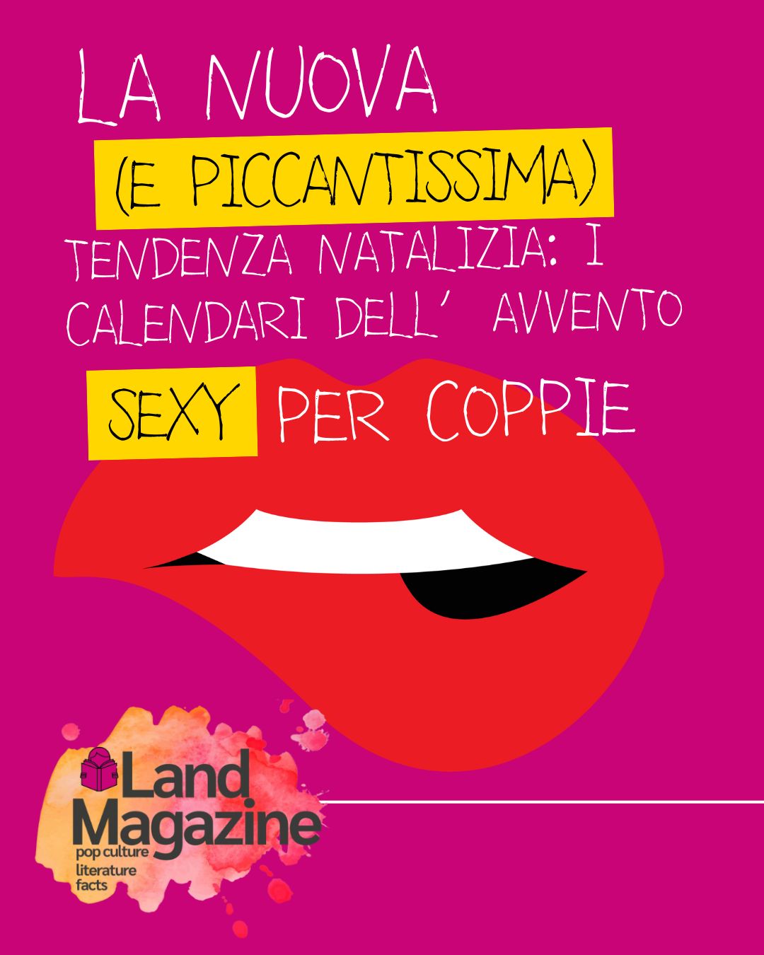 La nuova (e piccantissima) tendenza natalizia: i calendari dell’Avvento sexy per coppie